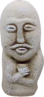 Altyn Adam figure made of stone, man, big