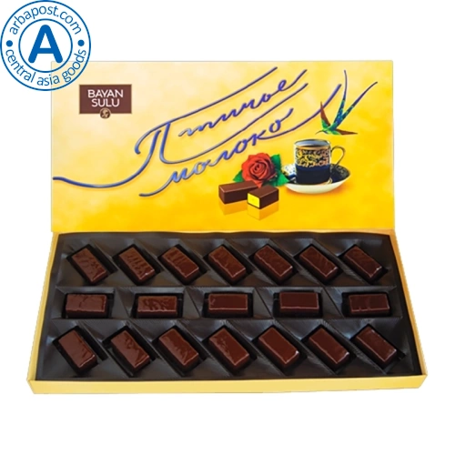 Bayan Sulu chocolate set, bird's milk, 210 g