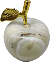 Altyn Adam apple made of onyx, white, very small