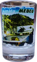 Altyn Adam shot glass, Medeu