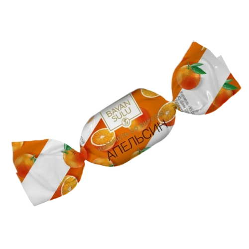 Bayan Sulu caramel candies, orange