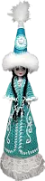 Altyn Adam doll, girl in saukele, light blue