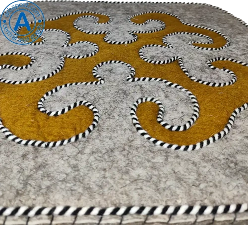 Altyn Adam chair cushion made of felt, grey photo 2