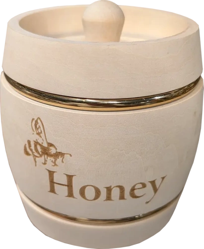 Stolichnyi natural honey in barrel, 500 g