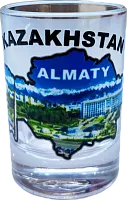 Altyn Adam shot glass, Almaty