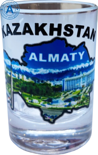 Altyn Adam shot glass, Almaty