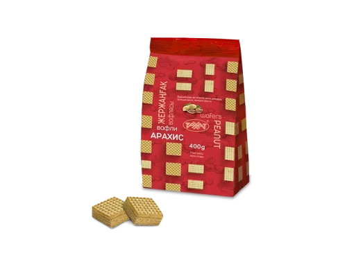 Rakhat wafers, peanut, mini, 400 g