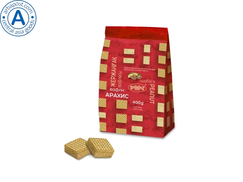 Rakhat waffles, peanut, mini, 400 g