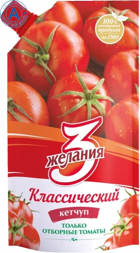 3 zhelaniya tomato ketchup, 450 g