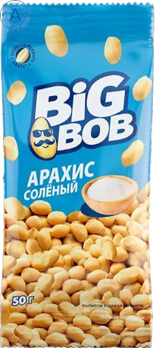 Big Bob salted peanuts, 50 g