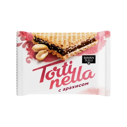 Bayan Sulu Tortinella wafers, mini, peanut