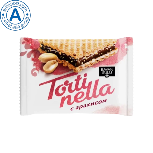 Bayan Sulu Tortinella wafers, mini, peanut