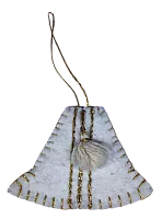 Altyn Adam keychain made of felt, three lines and pendant
