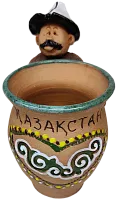 Altyn Adam man with a jug made of clay