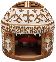 Altyn Adam yurt made of clay