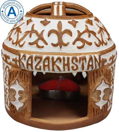 Altyn Adam yurt made of clay