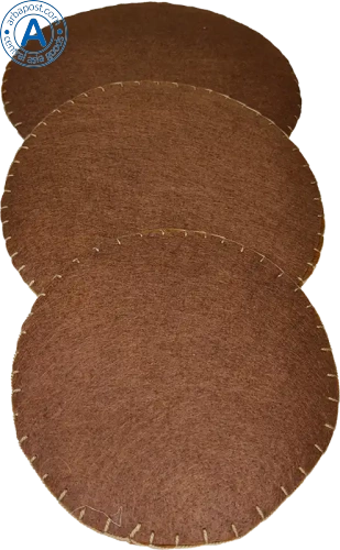 Altyn Adam dish coaster made of felt, set, brown photo 3 Altyn Adam dish coaster made of felt, set, brown photo 3