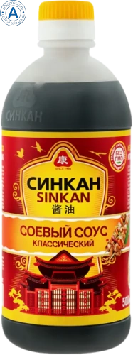 Sinkan soy sauce, classic, 500 ml