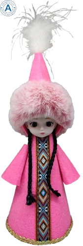 Altyn Adam doll, girl, pink, big