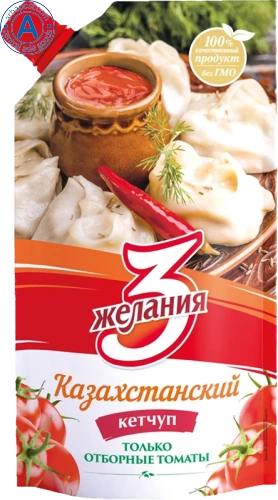 3 zhelaniya tomato ketchup, kazakh, 450 g