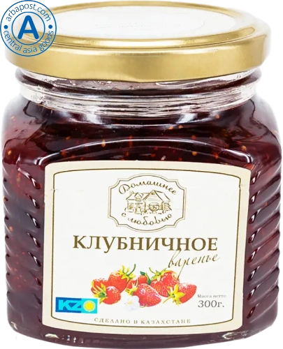 Domashnee strawberry jam, 300 g