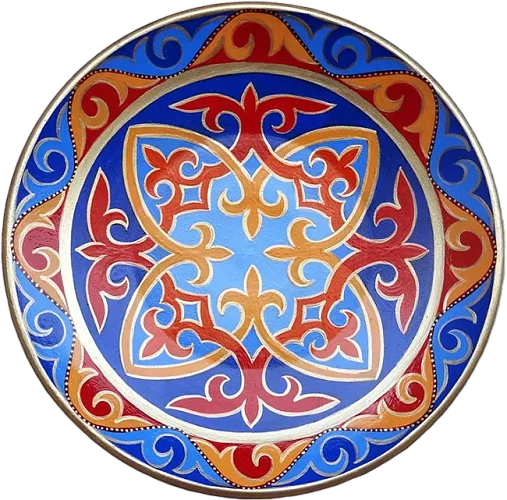 Kazakh ancient symbols as art
