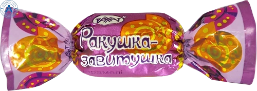 Rakhat caramel candies, rakushka zavitushka