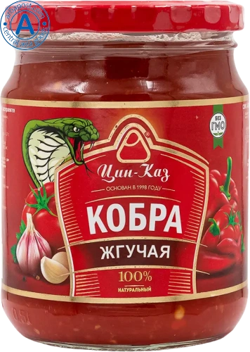 Tsin Kaz Cobra hot sauce, 500 g