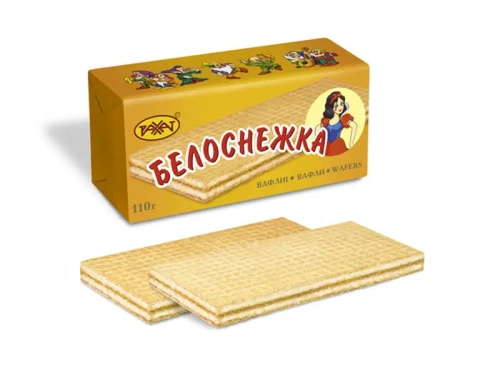 Rakhat wafers, belosnezhka, 110 g