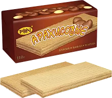 Rakhat waffles, peanut, 110 g