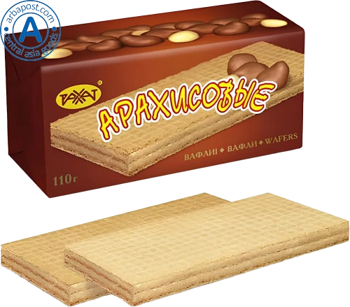 Rakhat waffles, peanut, 110 g