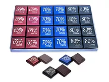 Rakhat dark chocolate set, 65%, 70%, 80% cocoa, 168 g