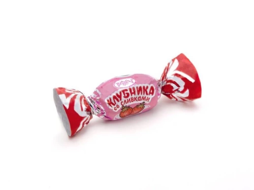 Rakhat caramel candies, strawberry and cream