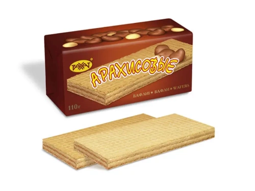 Rakhat wafers, peanut, 110 g