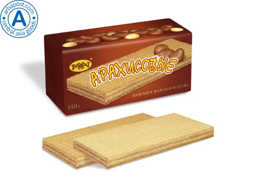 Rakhat waffles, peanut, 110 g