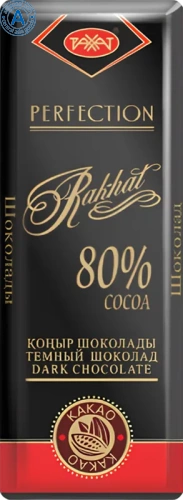 Rakhat dark chocolate bar, mini, 80% cocoa, 20 g