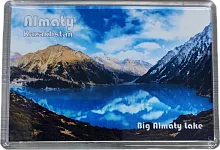 Altyn Adam magnet, Kazakhstan nature, Almaty big lake