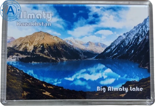Altyn Adam magnet, Kazakhstan nature, Almaty big lake