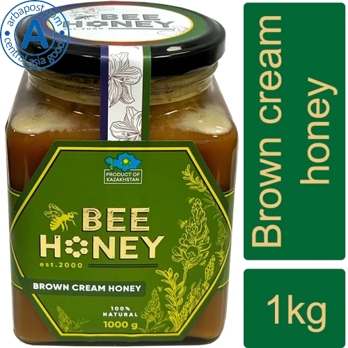 Bee Honey brown cream honey, 1000 g