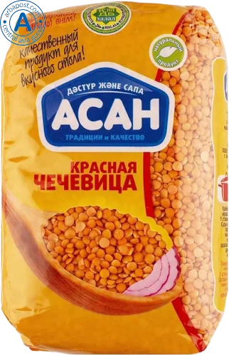 Asan red lentils, 750 g