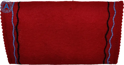 Altyn Adam wallet made of felt, red photo 2