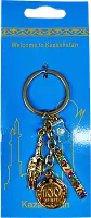 Altyn Adam keychain, pendants, coin-gold man