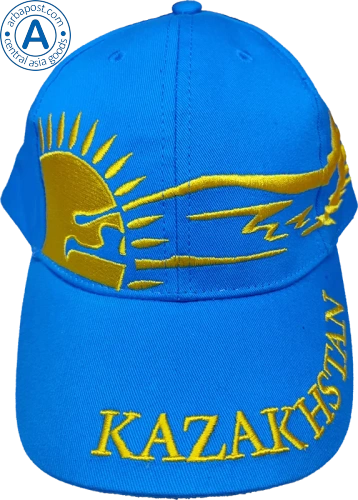 Altyn Adam cap, blue with Kazakhstan logo photo 2