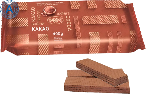 Rakhat waffles, cacao, 400 g