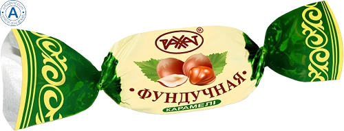 Rakhat caramel candies, hazelnut