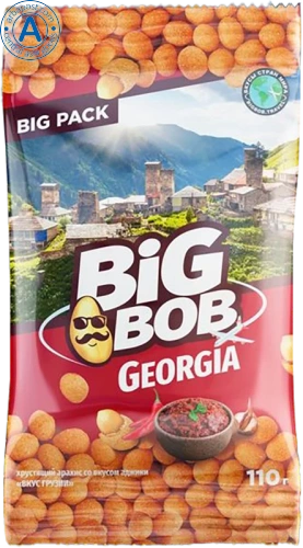 Big Bob Georgia peanuts with adjika sauce flavor, 110 g