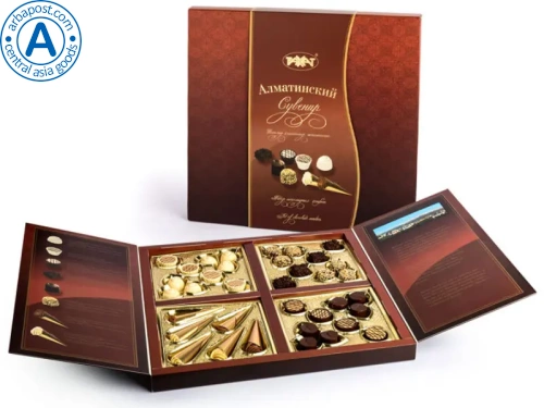 Rakhat chocolate set, Almaty souvenir, 430 g