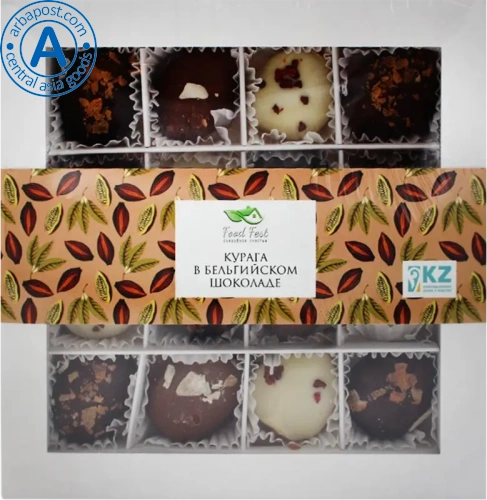 Food Fest dried apricots in Belgian chocolate, 300 g Food Fest dried apricots in Belgian chocolate, 300 g