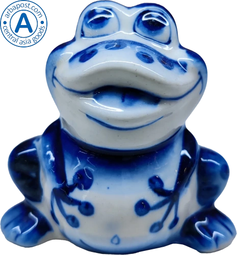 Altyn Adam figure made of ceramic, frog