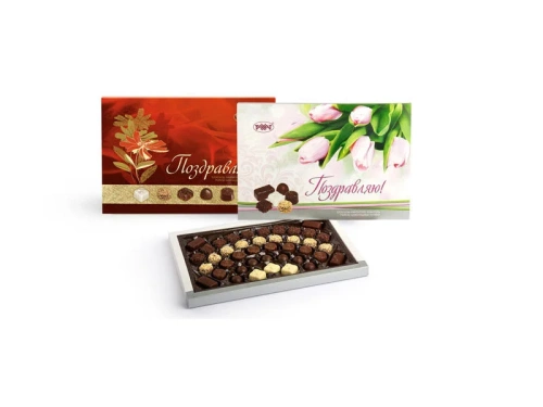 Rakhat chocolate set, pozdravlyayu, 390 g